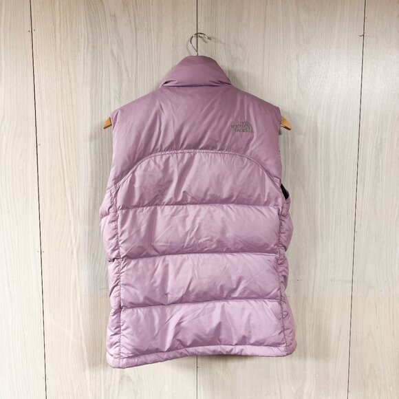 North Face Womens Purple Nuptse Vest Medium 96 Retro Winter Puffer Bubble Jacket - Picture 4 of 7